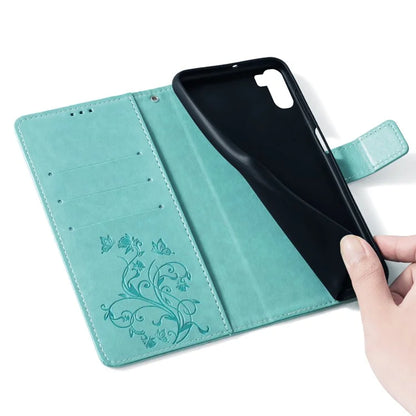 For vivo iQOO Neo9 5G / Neo9 Pro 5G Case PU Leather Butterfly Floral Flip Stand Phone Cover