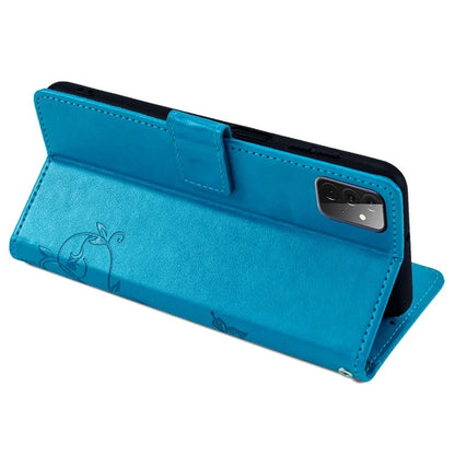 For Samsung Galaxy A72 5G / 4G Case Butterfly Flower PU Leather Cell Phone Shell Online Shopping Wholesale