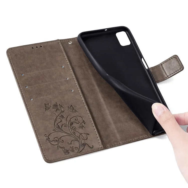 For Samsung Galaxy A72 5G / 4G Case Butterfly Flower PU Leather Cell Phone Shell Online Shopping Wholesale