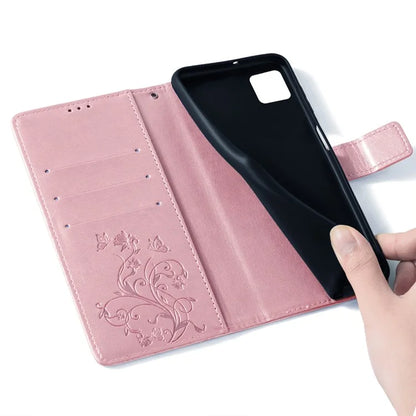 For Xiaomi Redmi 10C 4G Wallet Case Butterfly Flower Leather Phone Cover