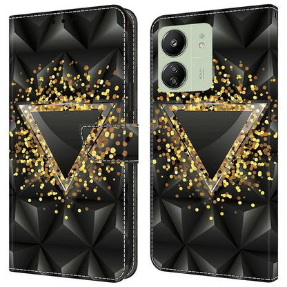 For Xiaomi Redmi 13C 4G / 13C 5G / Poco C65 4G / Poco M6 5G / 13R 5G Case Pattern PU Leather Card / Cash Slots Phone Cover