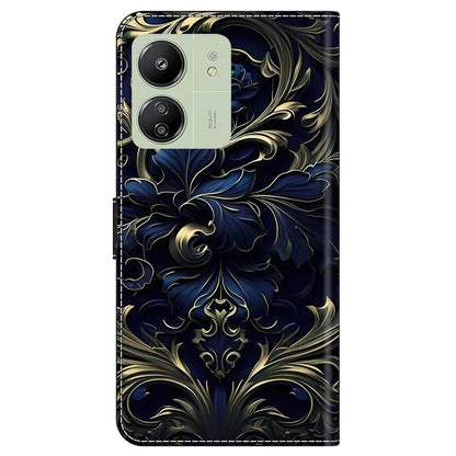 For Xiaomi Redmi 13C 4G / 13C 5G / Poco C65 4G / Poco M6 5G / 13R 5G Case Pattern PU Leather Card / Cash Slots Phone Cover