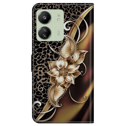 For Xiaomi Redmi 13C 4G / 13C 5G / Poco C65 4G / Poco M6 5G / 13R 5G Case Pattern PU Leather Card / Cash Slots Phone Cover