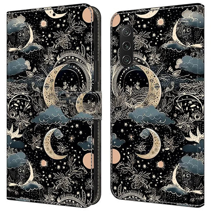 For Sony Xperia 10 V Wallet Phone Case Pattern Printing PU Leather Flip Cover