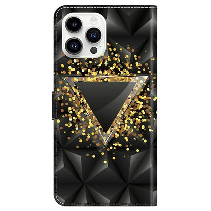 For iPhone 15 Pro Case Leather Flip Folio Phone Back Cover with Wallet Anti-drop Phone Shell