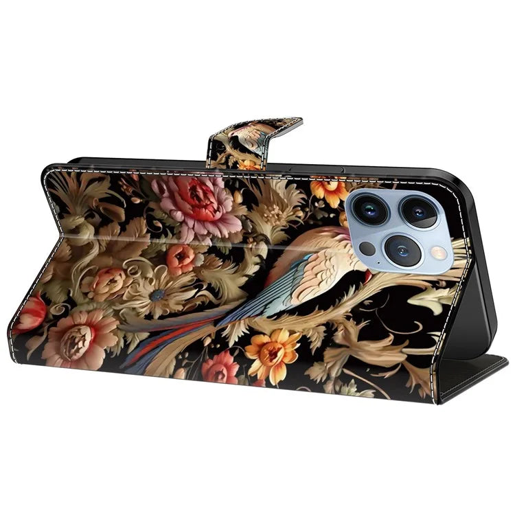 For iPhone 14 Pro Max Case Protective Leather Wallet Phone Cover
