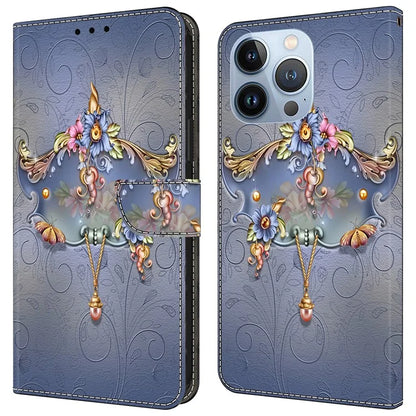 For iPhone 14 Pro Max Case Protective Leather Wallet Phone Cover