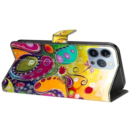 For iPhone 14 Pro Max Case Protective Leather Wallet Phone Cover
