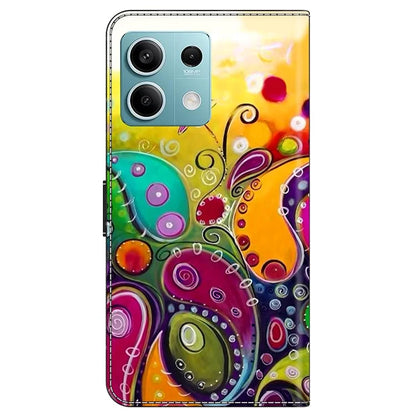 For Xiaomi Redmi Note 13 5G Case Pattern Design PU Leather Shockproof Flip Cover