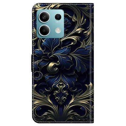 For Xiaomi Redmi Note 13 5G Case Pattern Design PU Leather Shockproof Flip Cover