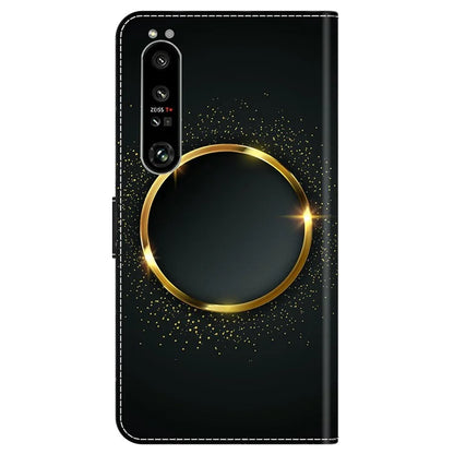 For Sony Xperia 1 IV 5G Cell Phone Case Pattern Design PU Leather Flip Stand Cover