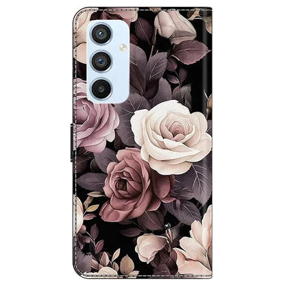 For Samsung Galaxy A54 5G Case PU Leather Stand Magnetic Clasp Pattern Printing Phone Cover