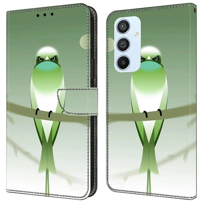 For Samsung Galaxy A54 5G Case PU Leather Stand Magnetic Clasp Pattern Printing Phone Cover