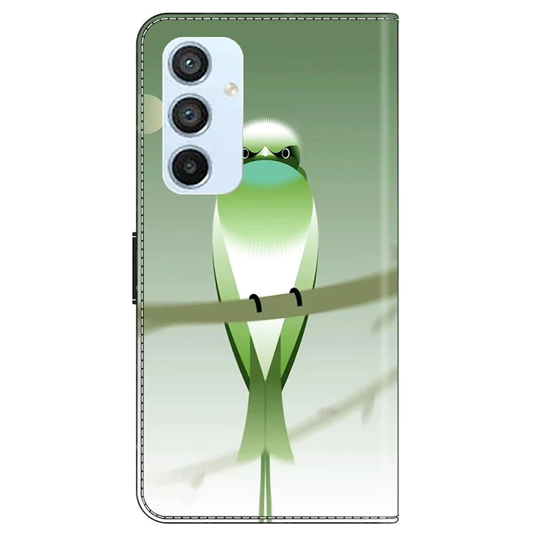 For Samsung Galaxy A54 5G Case PU Leather Stand Magnetic Clasp Pattern Printing Phone Cover