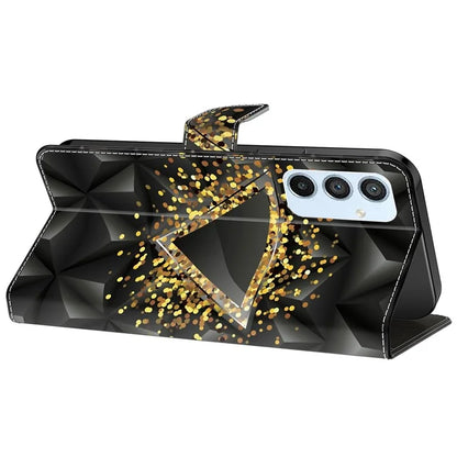 For Samsung Galaxy A54 5G Case PU Leather Stand Magnetic Clasp Pattern Printing Phone Cover