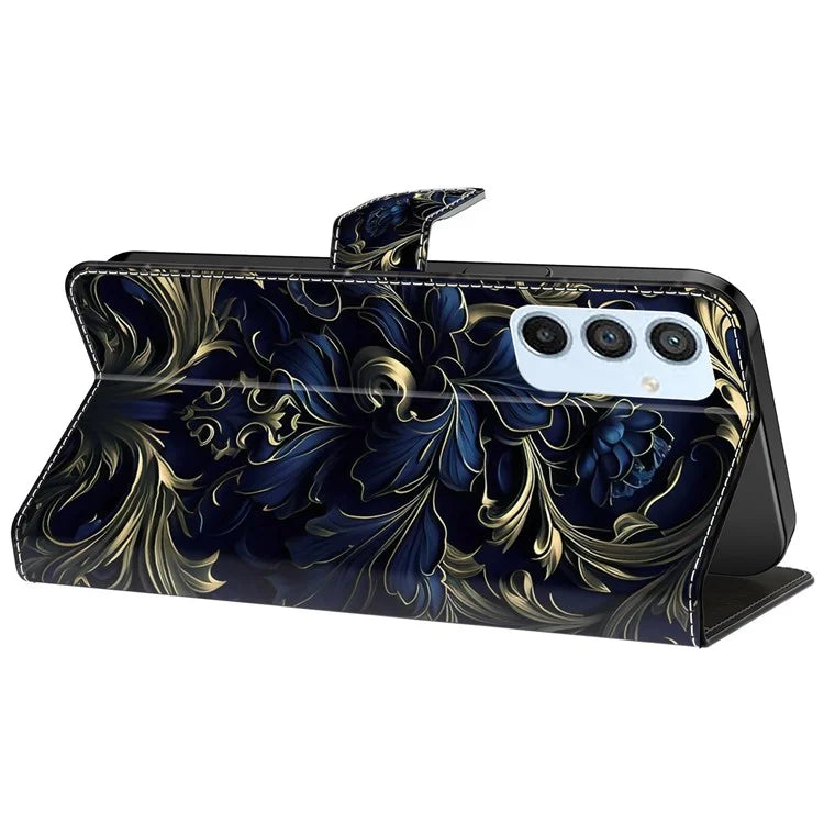 For Samsung Galaxy A54 5G Case PU Leather Stand Magnetic Clasp Pattern Printing Phone Cover