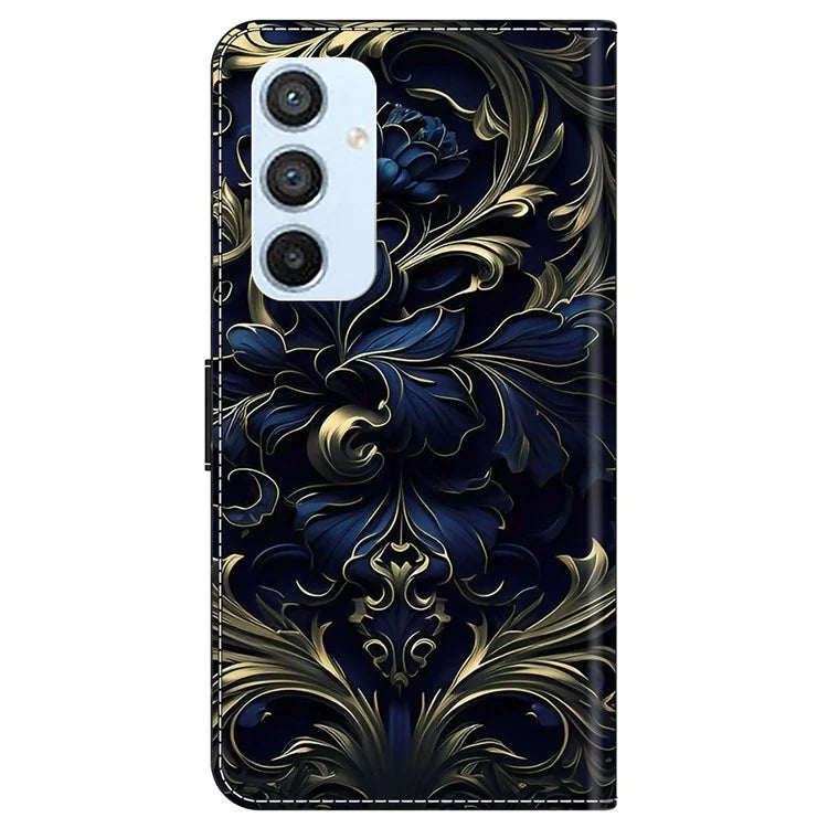 For Samsung Galaxy A54 5G Case PU Leather Stand Magnetic Clasp Pattern Printing Phone Cover