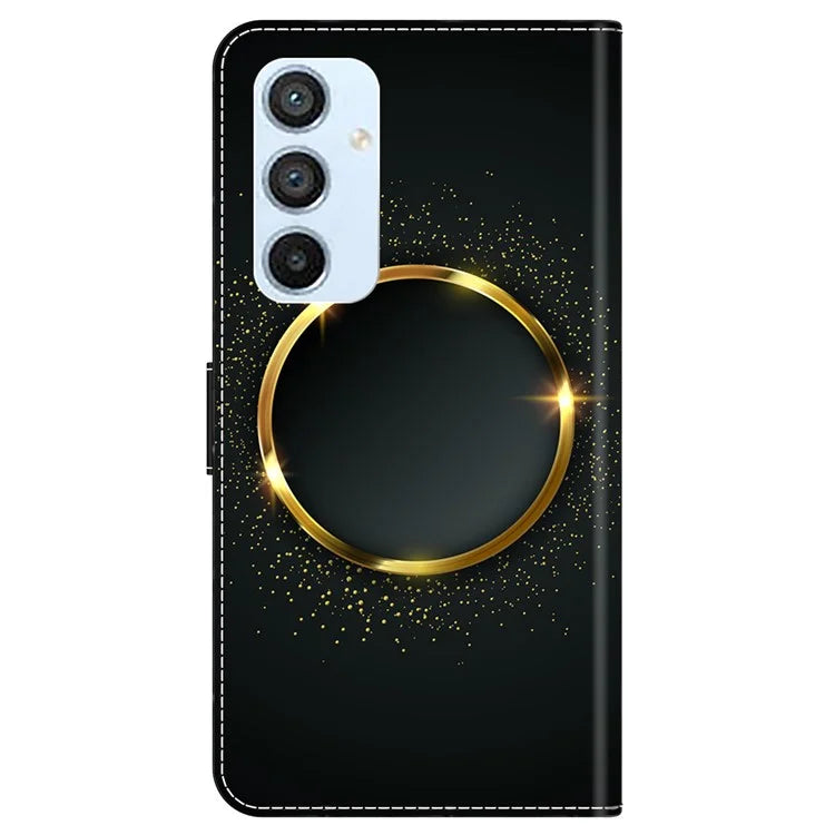 For Samsung Galaxy A54 5G Case PU Leather Stand Magnetic Clasp Pattern Printing Phone Cover