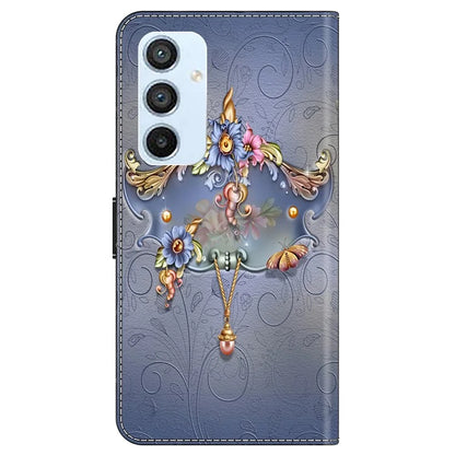 For Samsung Galaxy A54 5G Case PU Leather Stand Magnetic Clasp Pattern Printing Phone Cover