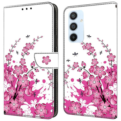 For Samsung Galaxy A54 5G Case PU Leather Stand Magnetic Clasp Pattern Printing Phone Cover