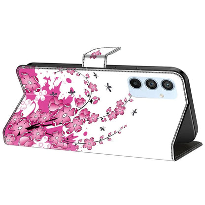 For Samsung Galaxy A54 5G Case PU Leather Stand Magnetic Clasp Pattern Printing Phone Cover