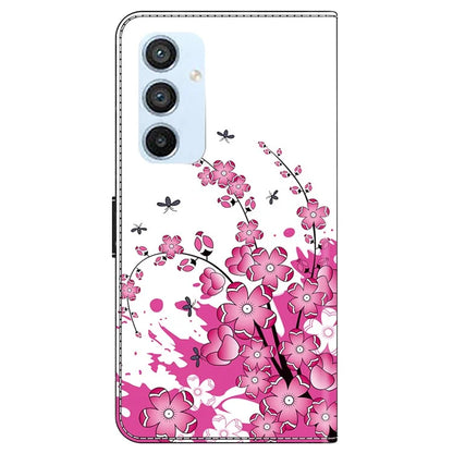 For Samsung Galaxy A54 5G Case PU Leather Stand Magnetic Clasp Pattern Printing Phone Cover