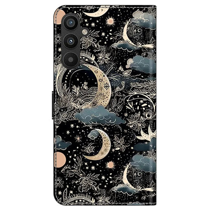 For Samsung Galaxy A55 5G Phone Case Wholesale Pattern Printing PU Leather Cover with Wallet