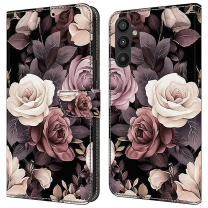 For Samsung Galaxy A55 5G Phone Case Wholesale Pattern Printing PU Leather Cover with Wallet
