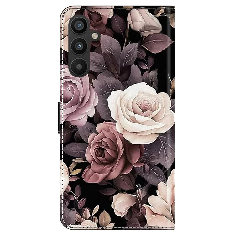 For Samsung Galaxy A55 5G Phone Case Wholesale Pattern Printing PU Leather Cover with Wallet