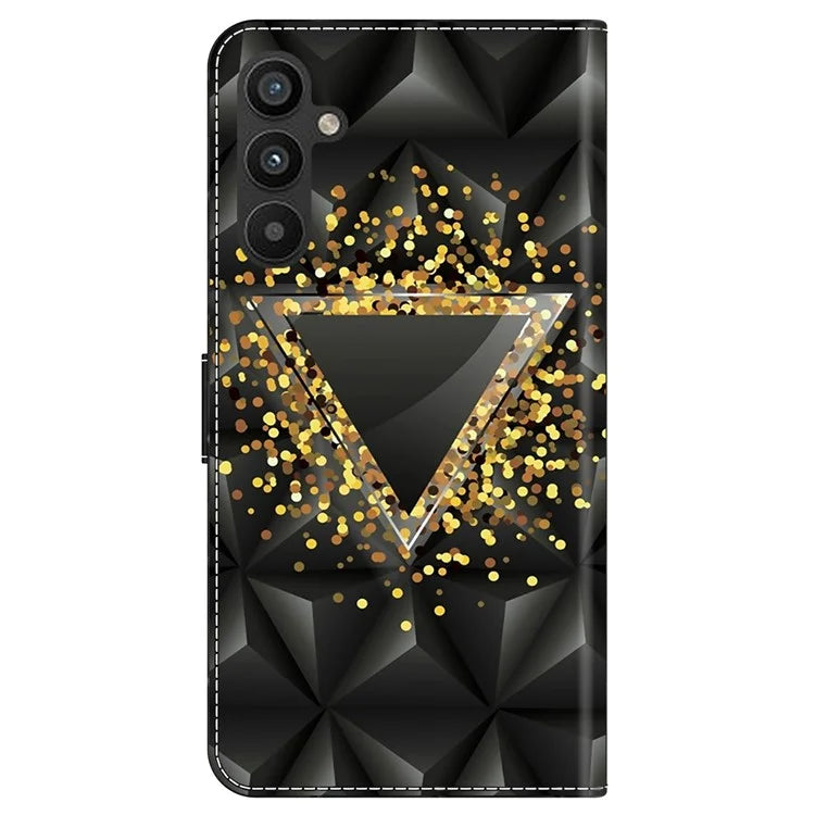 For Samsung Galaxy A55 5G Phone Case Wholesale Pattern Printing PU Leather Cover with Wallet