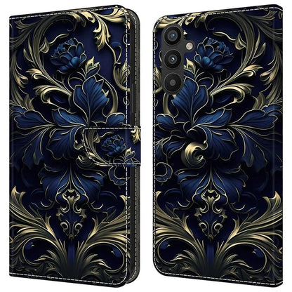 For Samsung Galaxy A55 5G Phone Case Wholesale Pattern Printing PU Leather Cover with Wallet