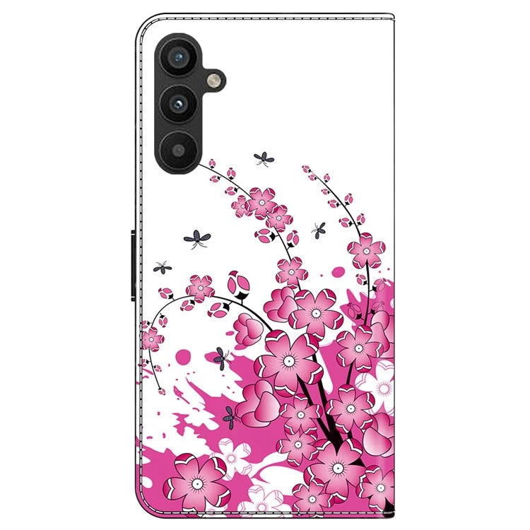 For Samsung Galaxy A55 5G Phone Case Wholesale Pattern Printing PU Leather Cover with Wallet