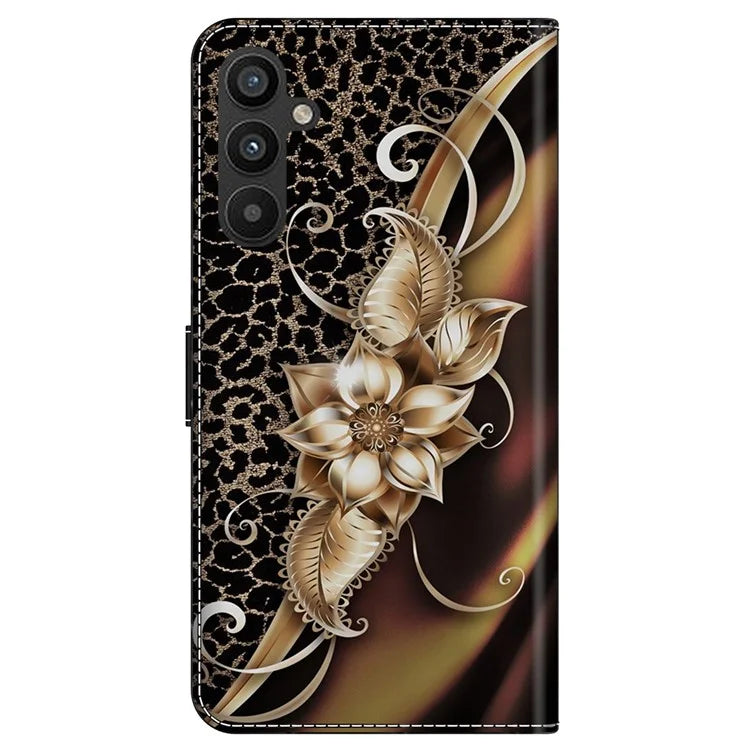 For Samsung Galaxy A55 5G Phone Case Wholesale Pattern Printing PU Leather Cover with Wallet