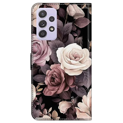 For Samsung Galaxy A52 4G / 5G / A52s 5G Case Pattern Printing Flip Folio Leather Phone Cover