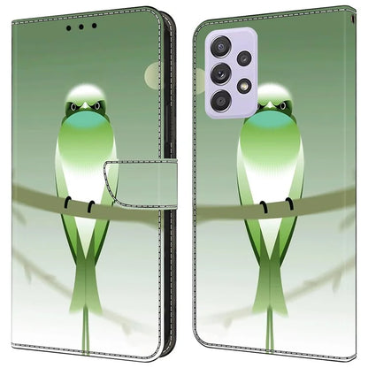 For Samsung Galaxy A52 4G / 5G / A52s 5G Case Pattern Printing Flip Folio Leather Phone Cover