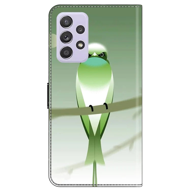 For Samsung Galaxy A52 4G / 5G / A52s 5G Case Pattern Printing Flip Folio Leather Phone Cover