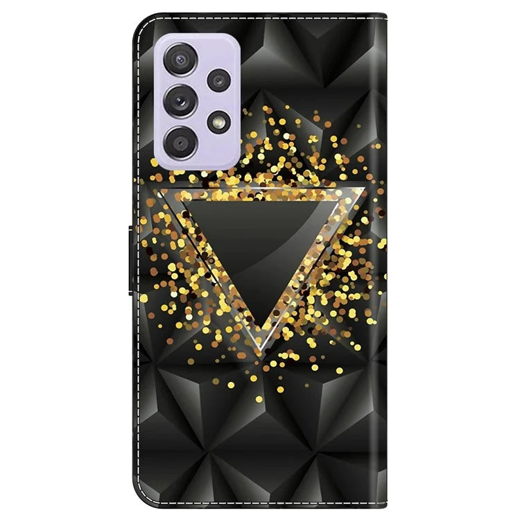 For Samsung Galaxy A52 4G / 5G / A52s 5G Case Pattern Printing Flip Folio Leather Phone Cover