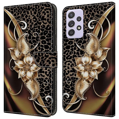 For Samsung Galaxy A52 4G / 5G / A52s 5G Case Pattern Printing Flip Folio Leather Phone Cover