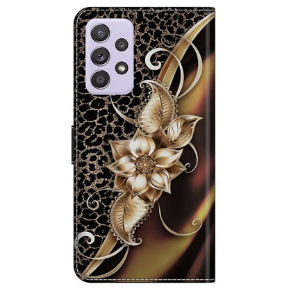 For Samsung Galaxy A52 4G / 5G / A52s 5G Case Pattern Printing Flip Folio Leather Phone Cover