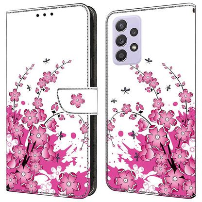 For Samsung Galaxy A52 4G / 5G / A52s 5G Case Pattern Printing Flip Folio Leather Phone Cover