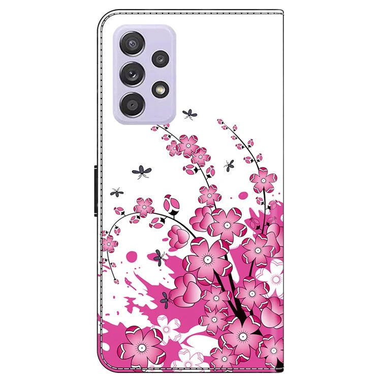For Samsung Galaxy A52 4G / 5G / A52s 5G Case Pattern Printing Flip Folio Leather Phone Cover