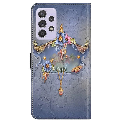 For Samsung Galaxy A52 4G / 5G / A52s 5G Case Pattern Printing Flip Folio Leather Phone Cover