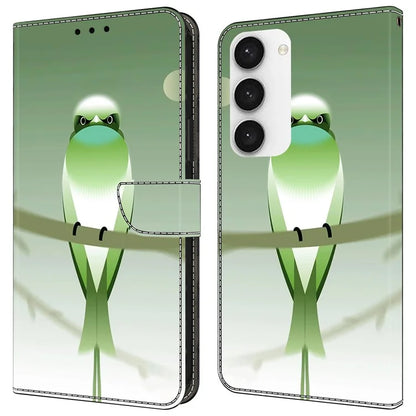 For Samsung Galaxy S23 Wallet Phone Case Pattern Printing Leather Cover Mobile Accessories Wholesale