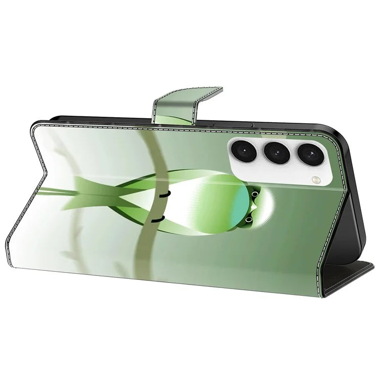 For Samsung Galaxy S23 Wallet Phone Case Pattern Printing Leather Cover Mobile Accessories Wholesale