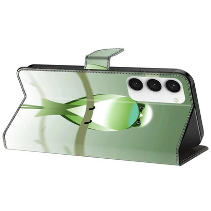 For Samsung Galaxy S23 Wallet Phone Case Pattern Printing Leather Cover Mobile Accessories Wholesale