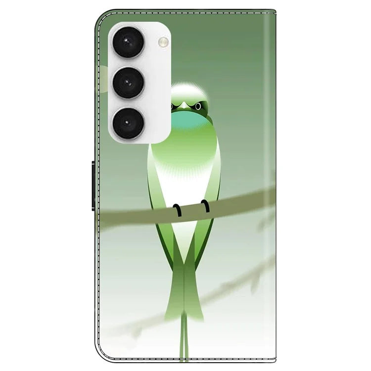 For Samsung Galaxy S23 Wallet Phone Case Pattern Printing Leather Cover Mobile Accessories Wholesale