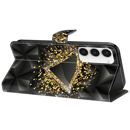 For Samsung Galaxy S23 Wallet Phone Case Pattern Printing Leather Cover Mobile Accessories Wholesale