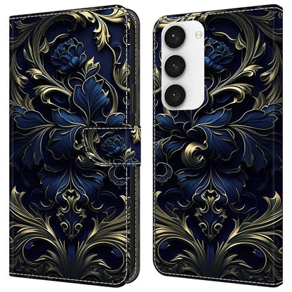 For Samsung Galaxy S23 Wallet Phone Case Pattern Printing Leather Cover Mobile Accessories Wholesale
