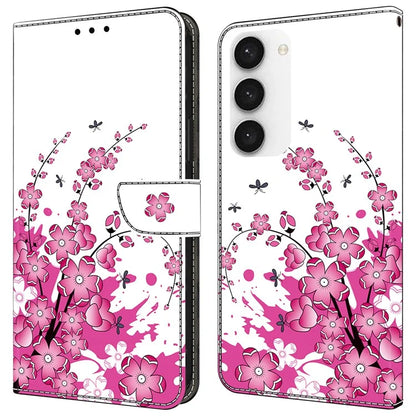 For Samsung Galaxy S23 Wallet Phone Case Pattern Printing Leather Cover Mobile Accessories Wholesale