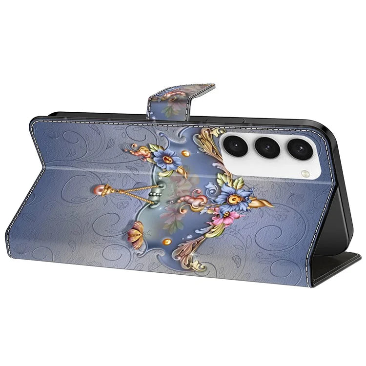 For Samsung Galaxy S23 Wallet Phone Case Pattern Printing Leather Cover Mobile Accessories Wholesale